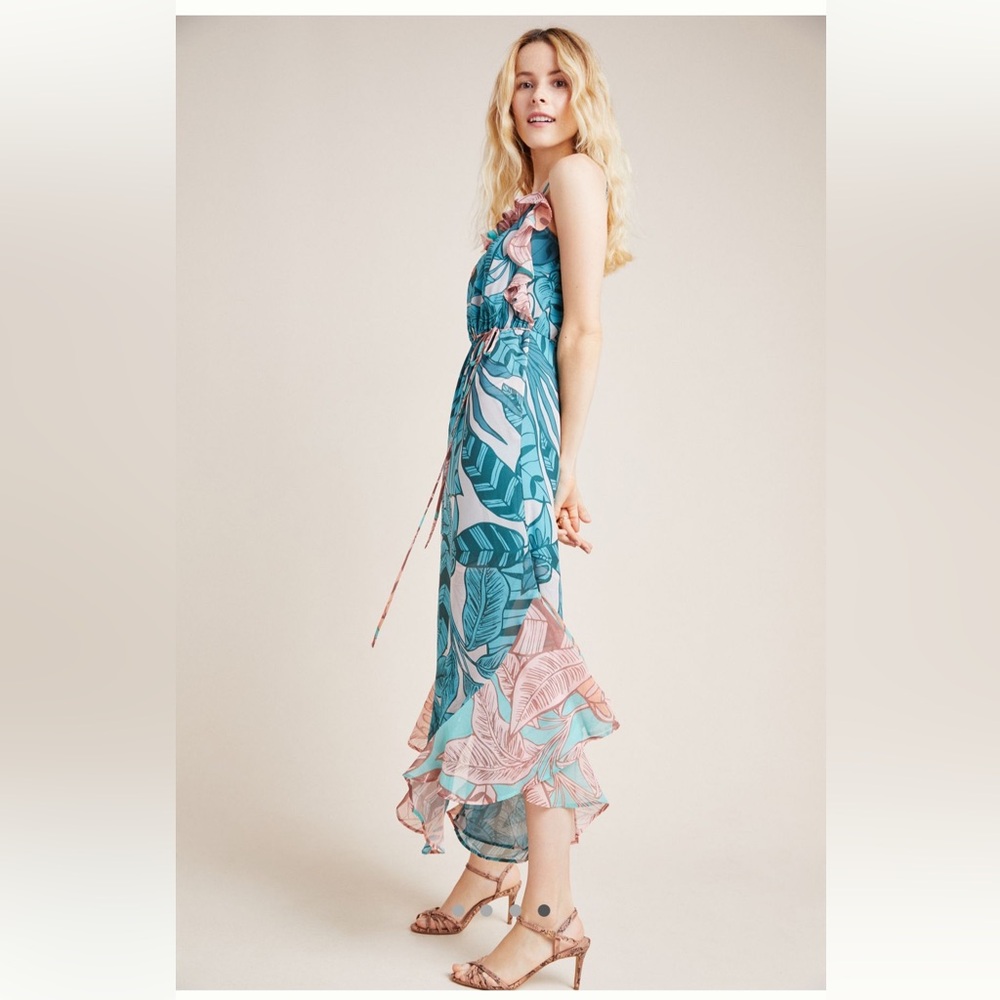 FARM Rio Ruffled Botanical Maxi Dress - Picture 2 of 4